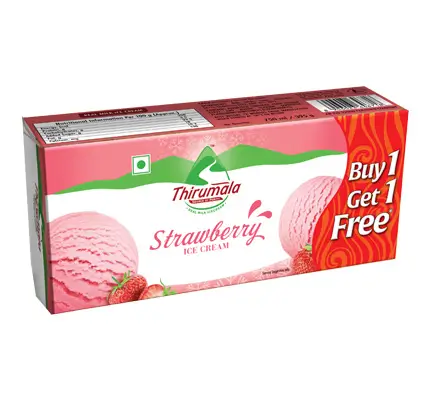 Strawberry Ice cream - Thirumala Milk